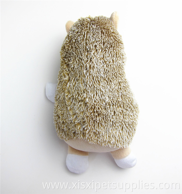 Super soft Stuffed Plush Hedgehog toy BB Sound Squeaky dog toys